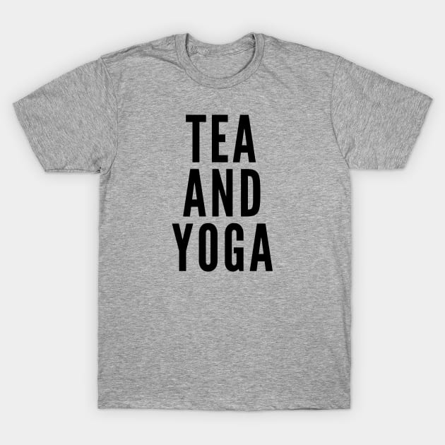 Tea and Yoga T-Shirt by Likeable Design